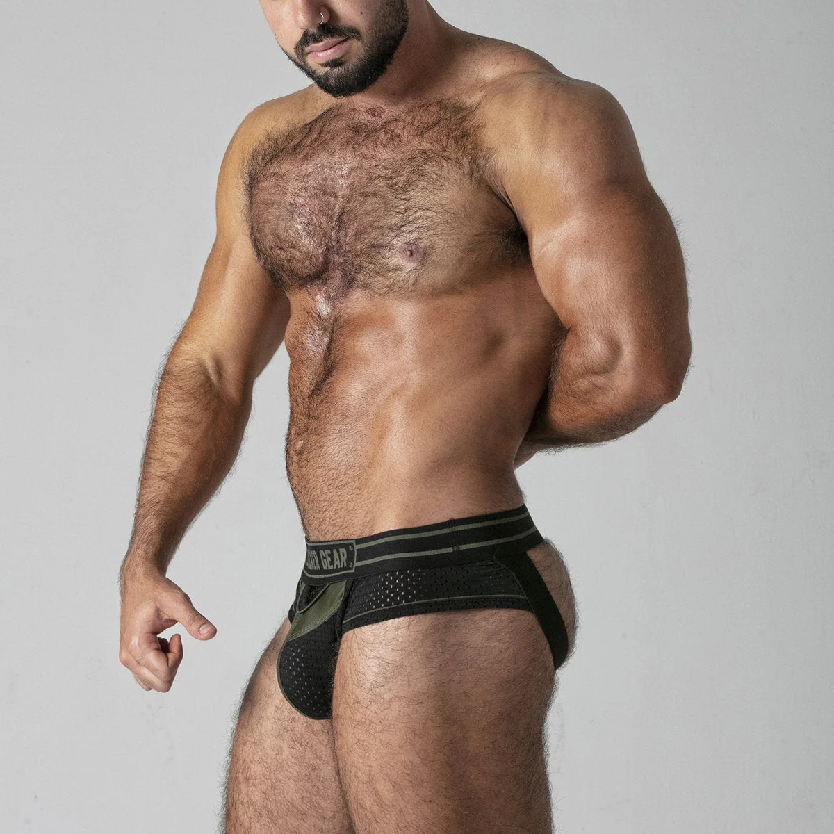 Locker Gear Bottomless Brief with Front Opening - Image 15