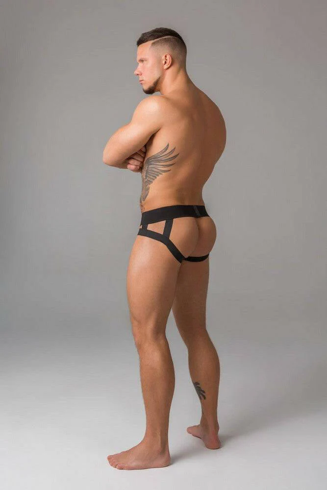 Maskulo Youngero Jockstrap with Mesh Cod Piece - Image 8