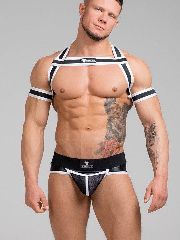 Maskulo Youngero Rubber Harness With Bicep Bands