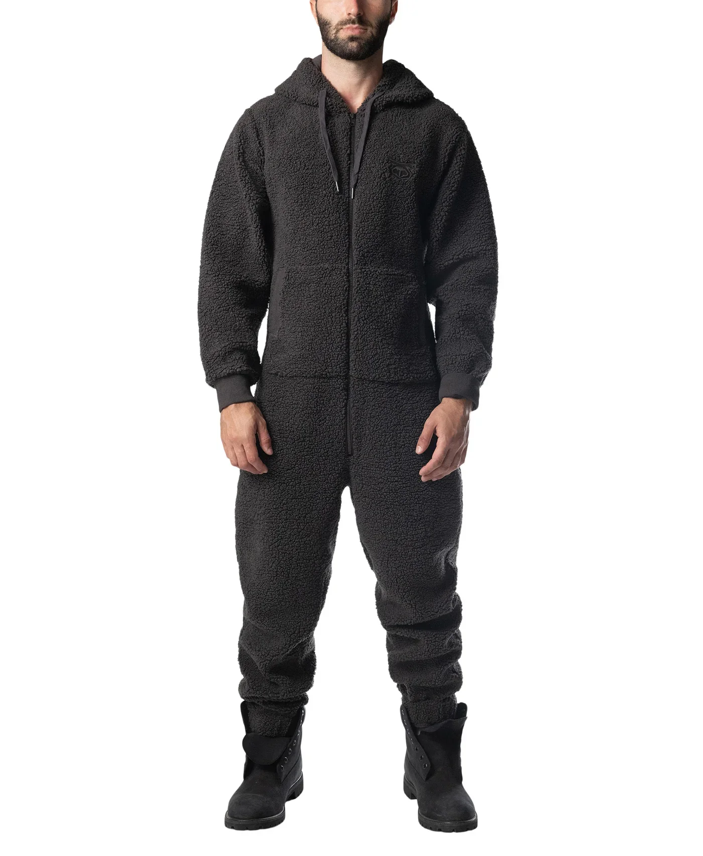 Nasty Pig Teddy Union Suit in Magnet Grey - Image 5